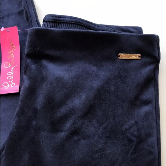 Lilly Pulitzer NWT 29" Anika Ultra Suede Leggings True Navy Size 0,14 - Picture 5 of 7